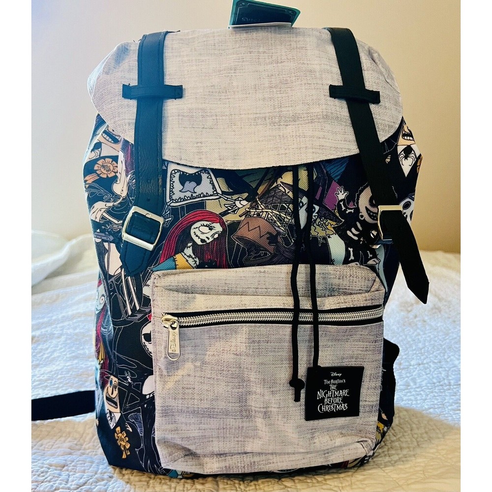Disney's Nightmare Before Christmas All Over Print Deluxe Backpack NWT RUZ